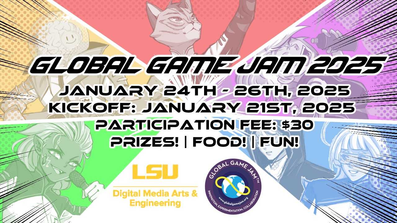 LSU Global Game Jam 2025 news author